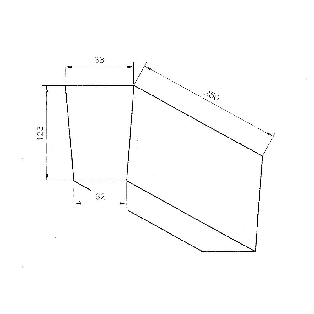 Schamottstein 2H06 Wölber 250x123x68/62mm 60 Stück 7 Schamottstein 2H06 Wölber 250x123x68/62mm 60 Stück – Bild 7