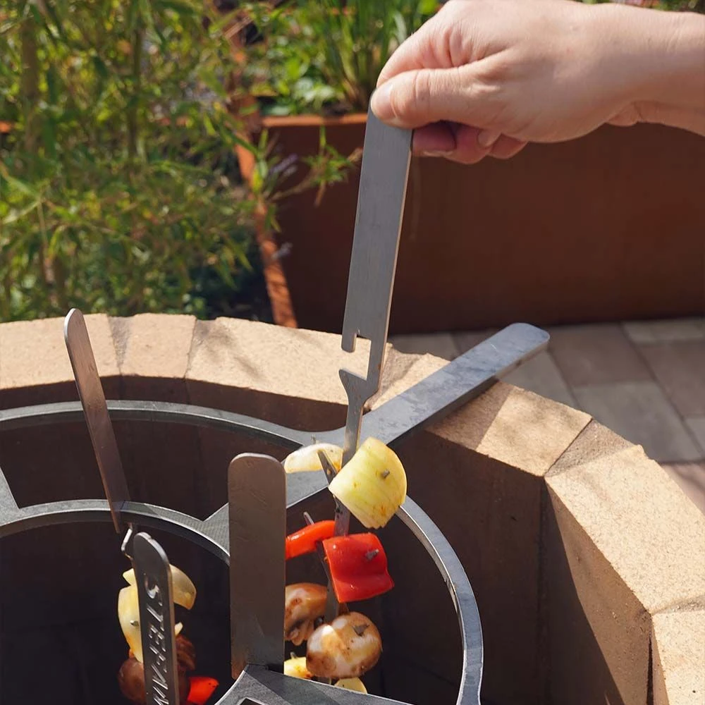 Spieße Im 10er Set Für Den Tandoor-Ofen – Bild 2