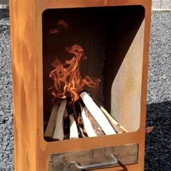 Terrassenkamin ØVENDECK Larvik -Kamiladen Verkäufe terrassenkamin lavrik schamotte shop 5