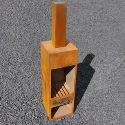 Terrassenkamin ØVENDECK Larvik -Kamiladen Verkäufe terrassenkamin lavrik schamotte shop 6