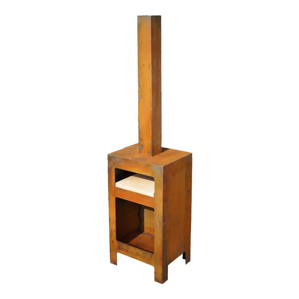 Terrassenkamin ØVENDECK Arjsfall 190cm Mit Pizzastein 1 Terrassenkamin ØVENDECK Arjsfall 190cm Mit Pizzastein