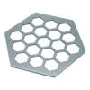 Untersetzer Wabe 6er Set Edelstahl