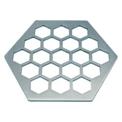 Untersetzer Wabe 6er Set Edelstahl -Kamiladen Verkäufe untersetzer wabe 6er set edelstahl 2