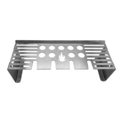 Warmhalterost Multi-Station Für Den Grill 38,1 X 12,5 Cm Aus Edelstahl -Kamiladen Verkäufe warmhalterost mulitstation grill schamotte shop 1
