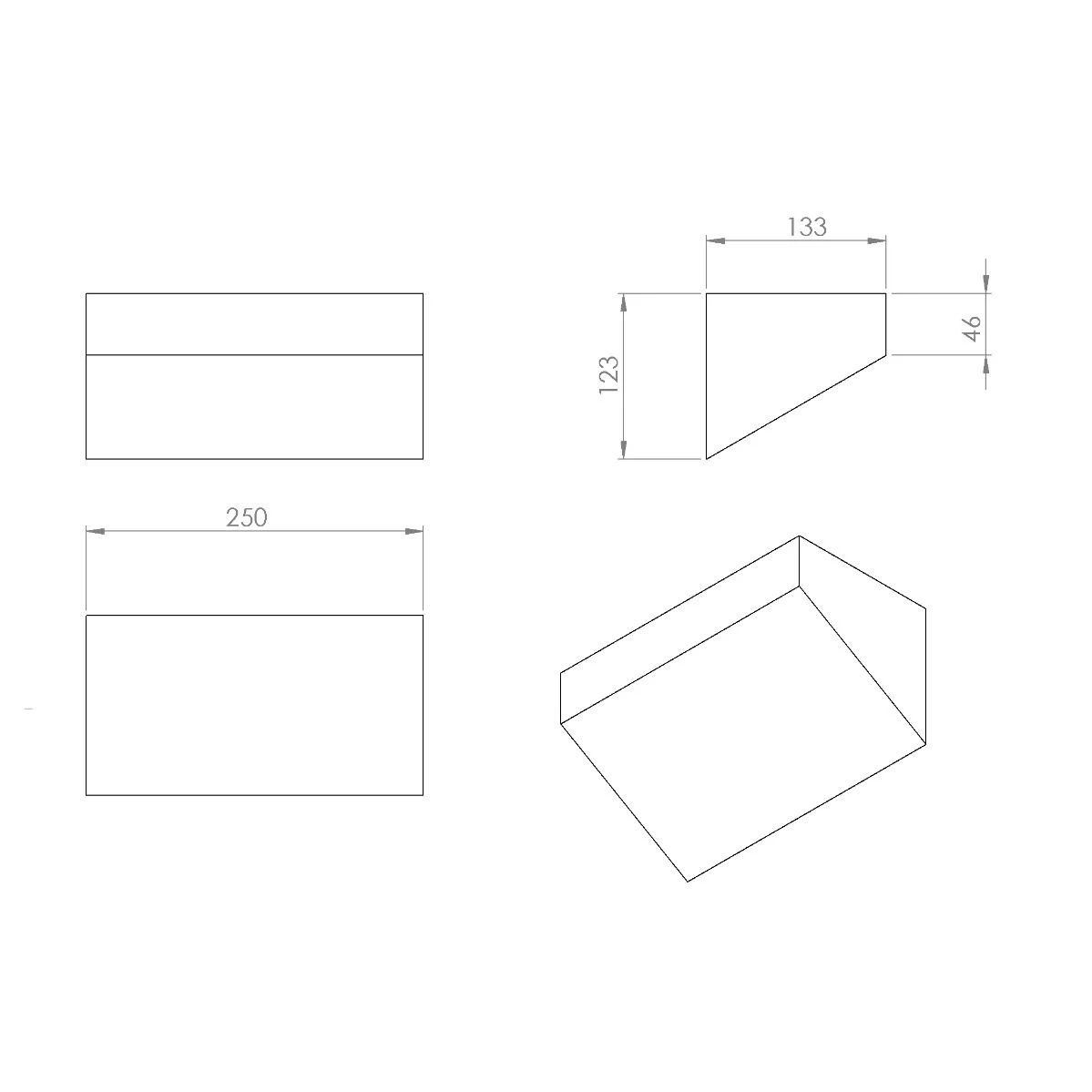 Schamotte Widerlagerstein 250x123/46x133mm 2 Stück 7 Schamotte Widerlagerstein 250x123/46x133mm 2 Stück – Bild 7