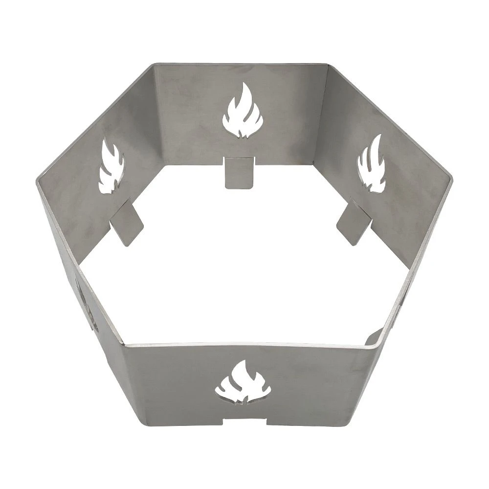 Wokaufsatz 6-eckig Ø 20 Cm Aus Edelstahl Für Feuerplatte 10 Wokaufsatz 6-eckig Ø 20 Cm Aus Edelstahl Für Feuerplatte – Bild 10